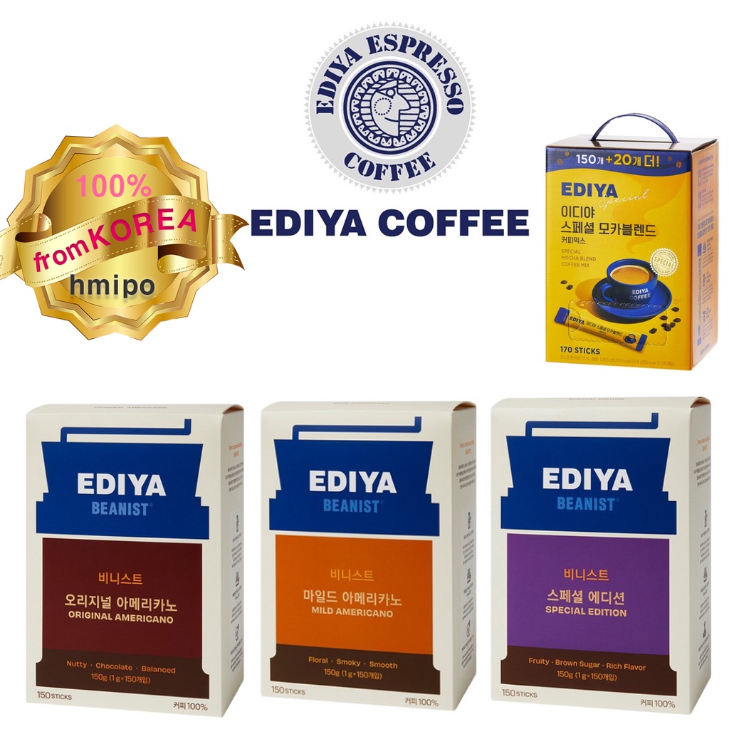 [EDIYA] Korean Premium Coffee 150T /Americano Original Mild Special ...