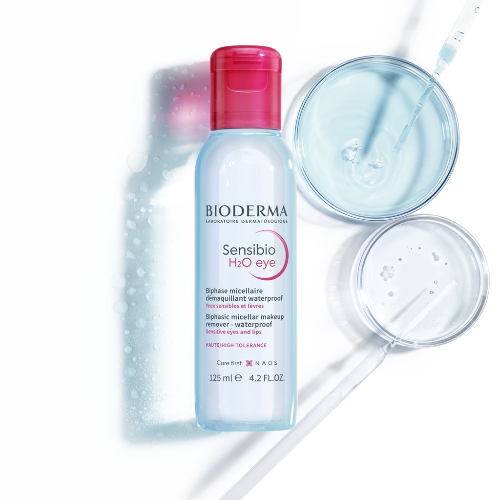 BIODERMA Sensibio H2O Eye Soothing Biphase Nonrinse Micellar Eye and