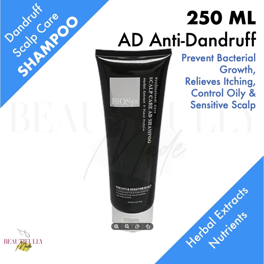 Biosys Scalp Care AD AntiDandruff Shampoo 250ml Prevent Bacterial
