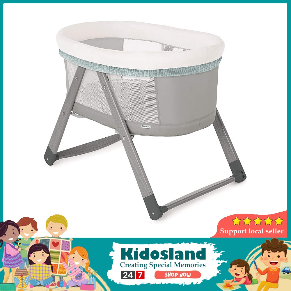 [sgstock] Ingenuity Foldaway Rocking Wood Portable Folding