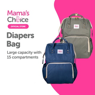 Mama’s Choice Multifunction Diaper Bag | Large Capacity Maternity Backpack | Nappy Baby Bag with Stroller Strap