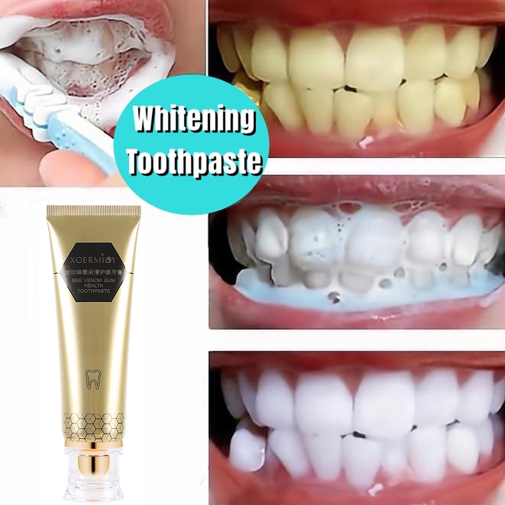 HANKO Xuemi Bee venom toothpaste Nicotinamide Whitening teeth pemutih