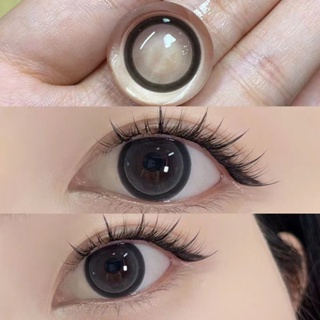A pair of Lollipop Grey lenses for girls with tears, myopia 0-3 degrees, fashionable and beautiful