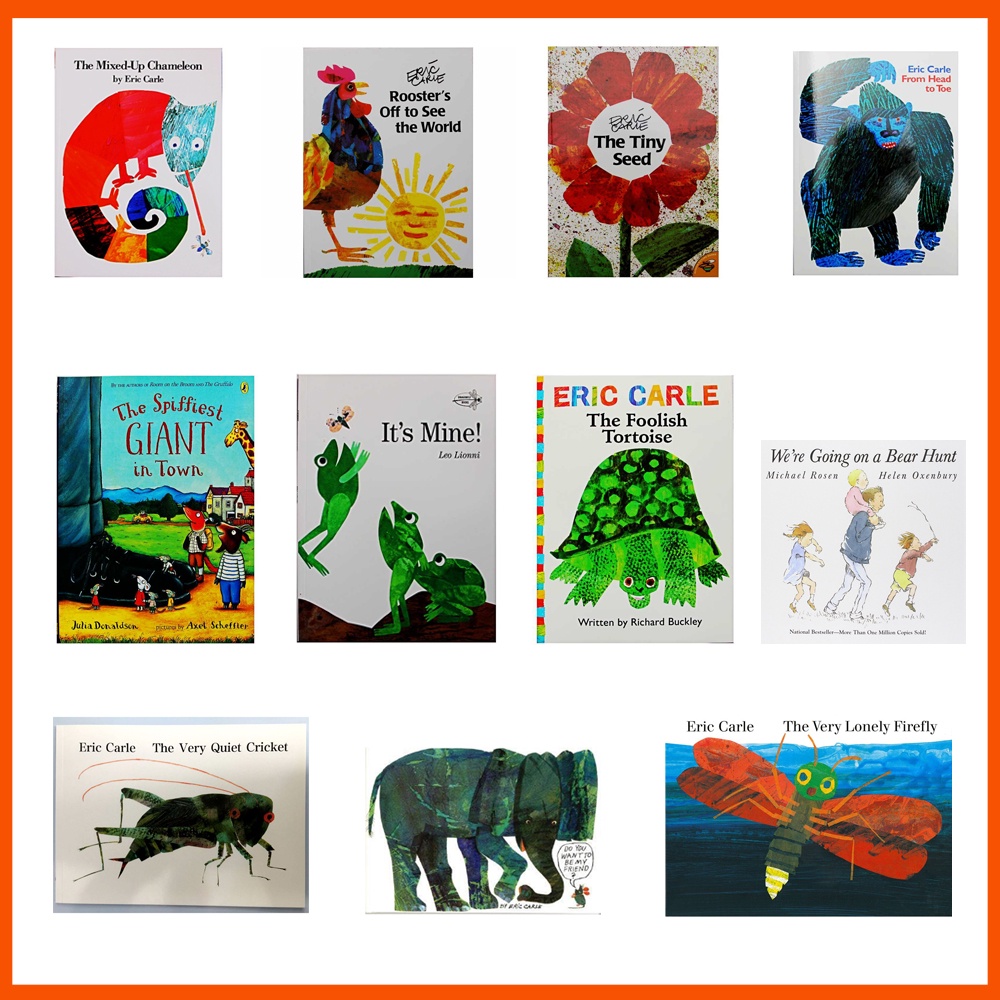 Children Story Book The Mixed-up Chameleon /Eric Carle /Dear Zoo /The ...