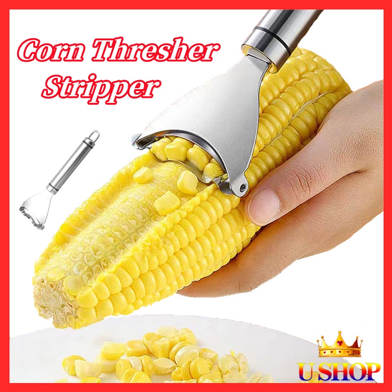 Stainless Steel Corn Cutter Peeler Stripper Corn Thresher Corn Cob
