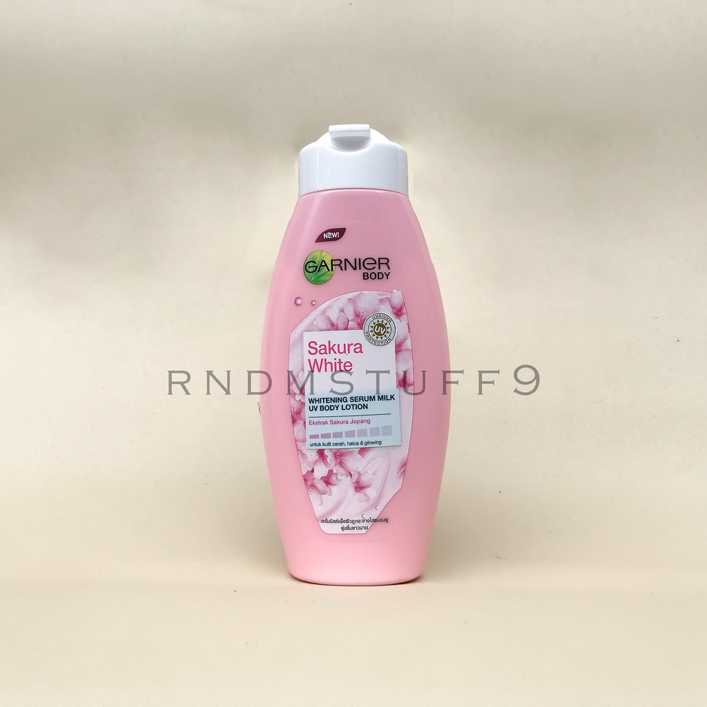 Garnier Sakura White Whitening Serum Milk UV Body Lotion Skin Care