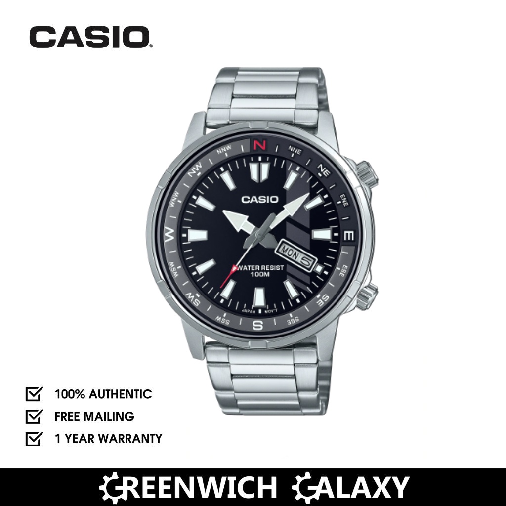 Casio Analog Compass Watch Mtd D A Shopee Singapore