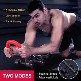[SG SELLER LOCAL STOCK] Abdominal Roller Wheel Multifunction Gym Body Arm Waist Leg Belly Power Exercise Muscle Trainer Home Fitness Equipment
