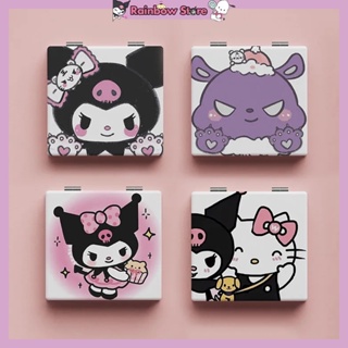 Sanrio Kuromi Portable Small Mirror Student Makeup Rosemary Double-Sided Pattern M