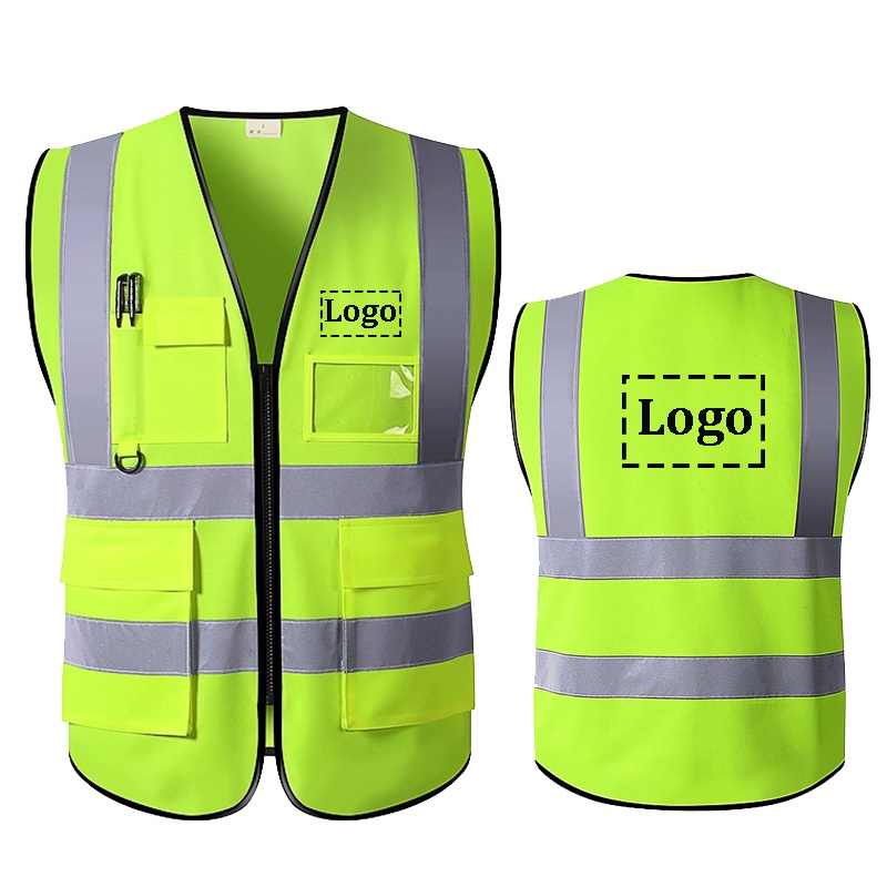 Safety Vest Big Size 5XL With Logo Customized Construction Safety Vest ...