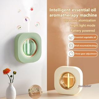 【Ready Stock】Diffuser & Aroma Intelligent Essential oil Aromatherapy Machine Automatic Aerosol Dispenser  Air Aroma Humidifier Household Night Light Ultrasonic Diffuser