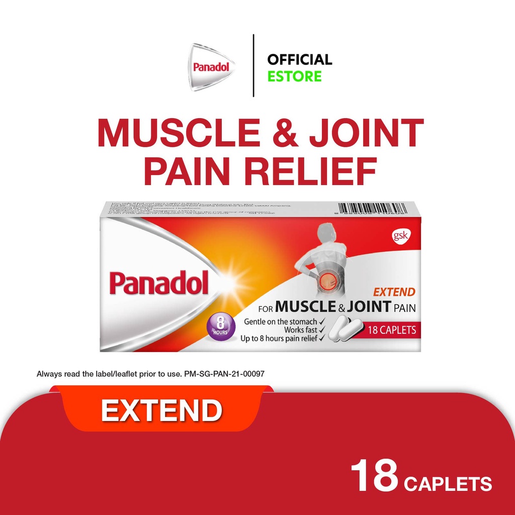 PANADOL Extend, Paracetamol for Long Lasting Pain Relief, Back Pain