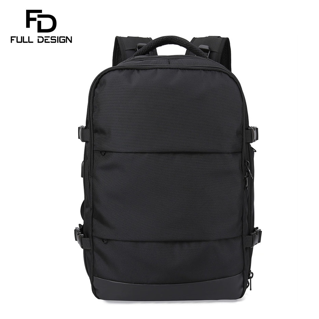FULL DESIGN 50L weekend work travel waterproof backpack 17 inch laptop backpack with separate pocket for shoes
