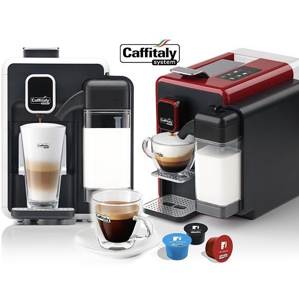 Caffitaly System Bianca S22 Capsule Coffee Machine + Kit