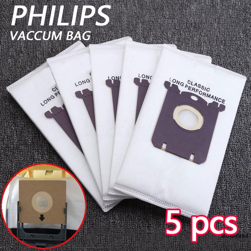 5pcs Vacuum Cleaner Bags Dust Bag White for Electrolux Philips Bag