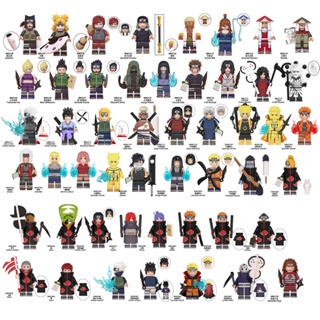 Akatsuki Uchiha Itachi Sasuke Naruto Gaara Minifigures Legoed Building Blocks Toys Figures