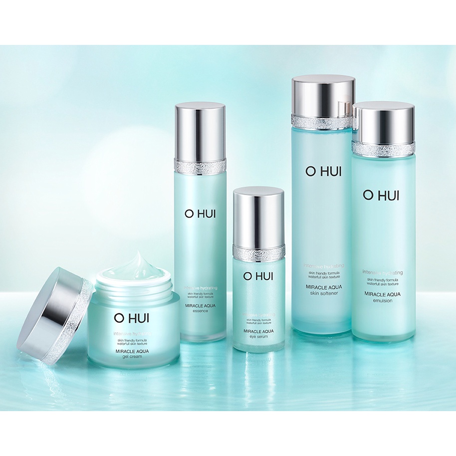 OHUI Miracle Aqua Skin Care (Skin Softener, Emulsion, Essence, Gel Cream, Mist) If you purchase