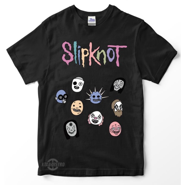 7mask CARTOON Slipknot TShirt Premium CARTOON Slipknot TShirt animated CARTOON Shopee Singapore