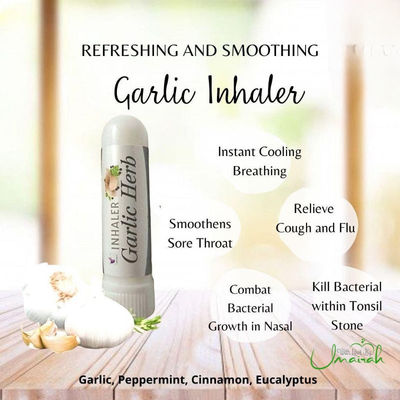 Cengkih / Garlic Inhaler Sinus Relieve, Increase Immune system