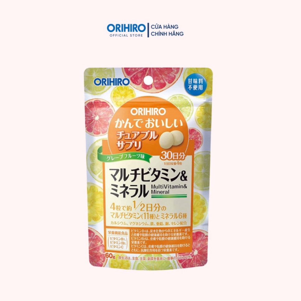 Orihiro Vitamin and Mineral Supplement in a bag of 120 capsules - Bon91 ...