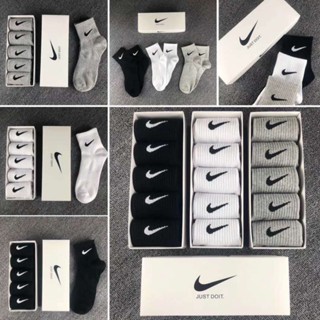💎💎 【Ready stock】Stokin Sports sock Socks New Cotton Socks Casual socks White black grey for men and women sock high tube sports versatile color hook socks solid color long tube tide basketball socks