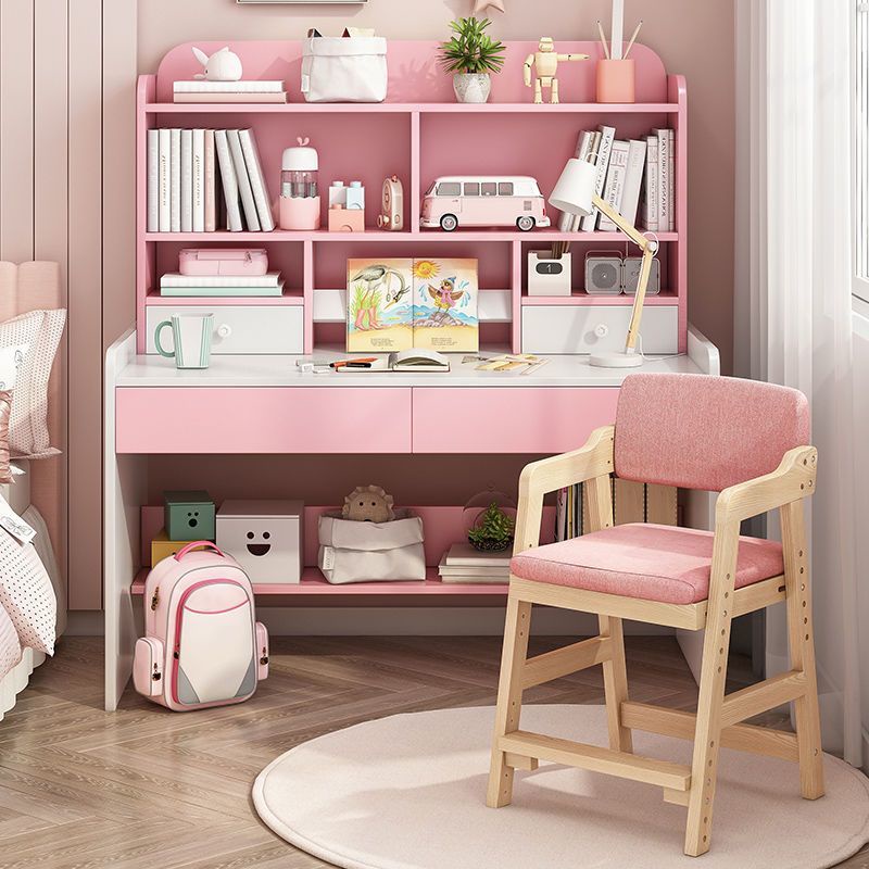 Ready Stock Study Table For Kids Computer Desk With Bookshelf Home