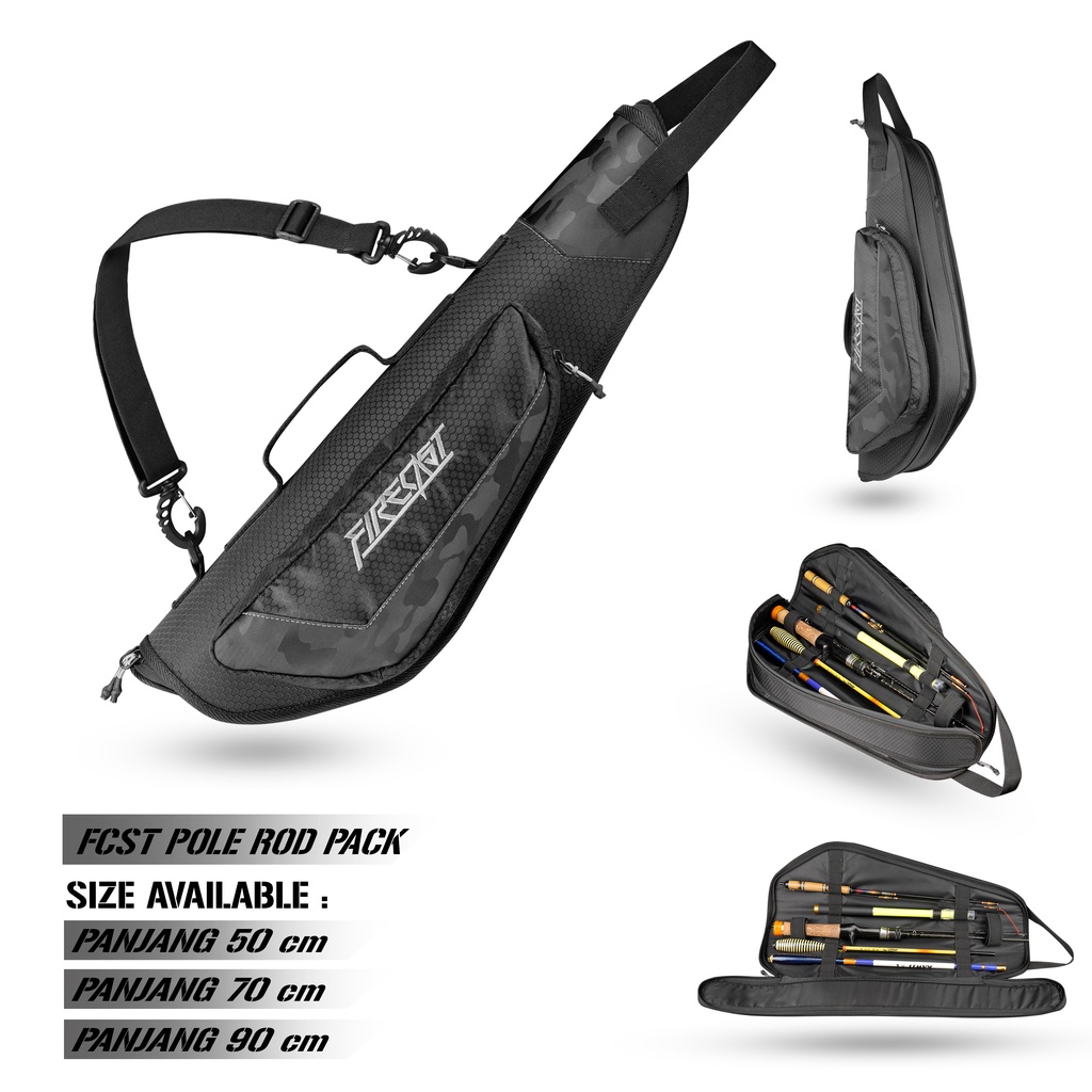 Firecast Fishing Bag Hard Case Fishing Rod Bag Firecast Pole Rod