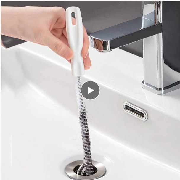 Pipe Dredging 45CM Brush Bathroom Hair Sewer Sink Cleaning Brush Drain