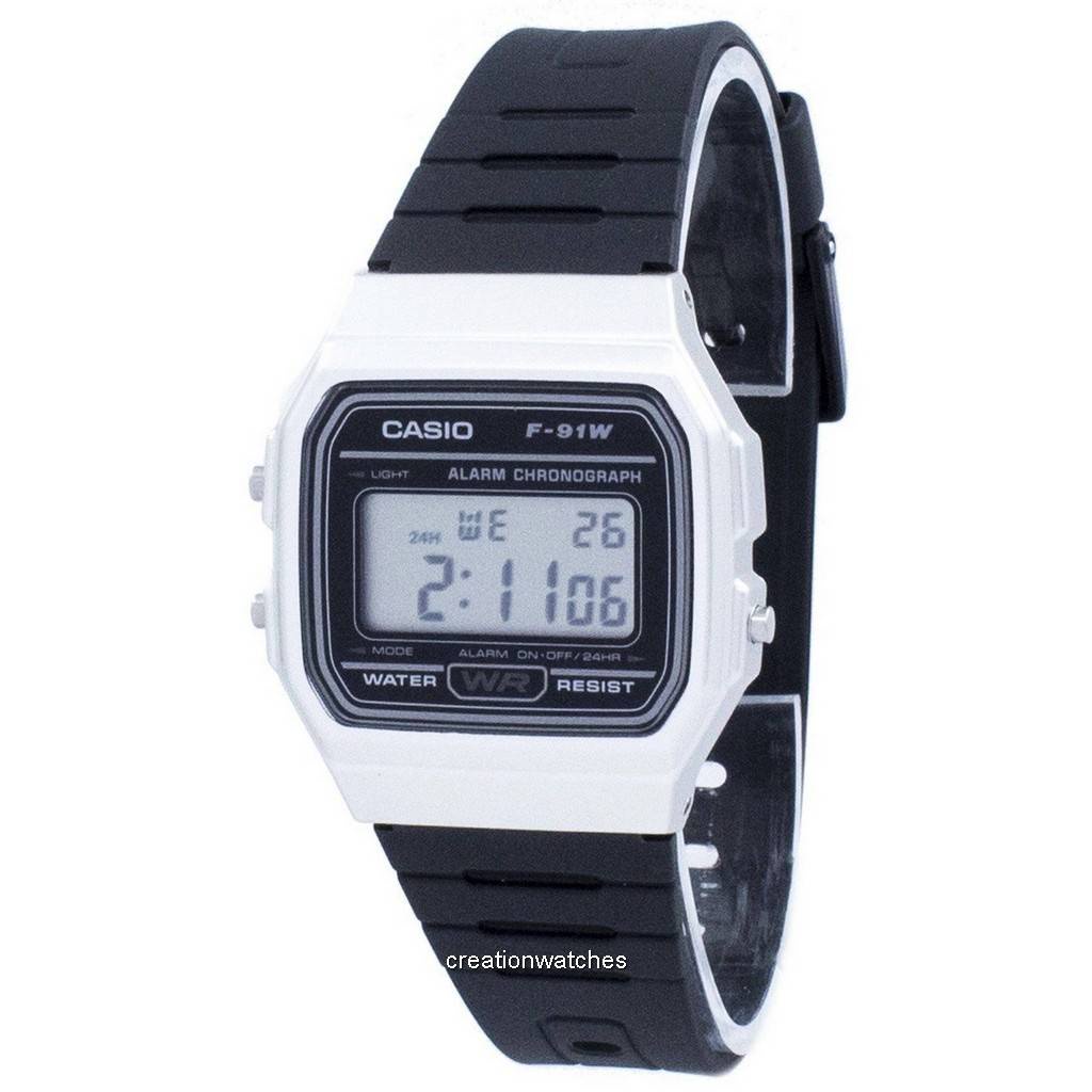 Casio Vintage Chronograph Alarm Digital F91WM7A F91WM7A Unisex Watch