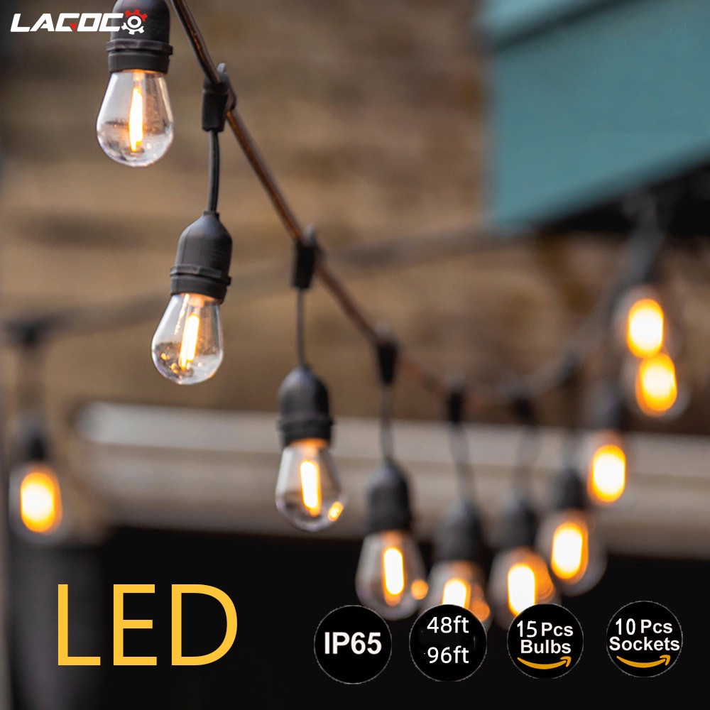 30M/20M/15M LED String Lights Outdoor light Waterproof Hanging Light Decor Christmas Fairy Lights