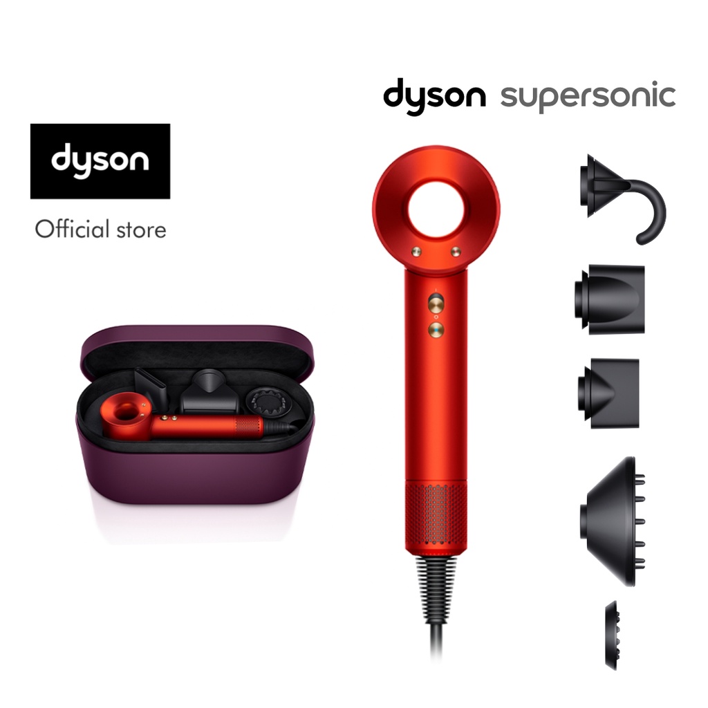 Dyson Supersonic ™ Hair Dryer (Topaz Orange) with Byzantine Purple Case
