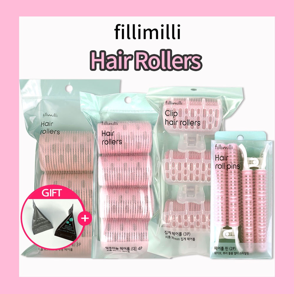 [fillimilli] Aluminum Hair Roller (Large, Extra Large size)/ Clip hair
