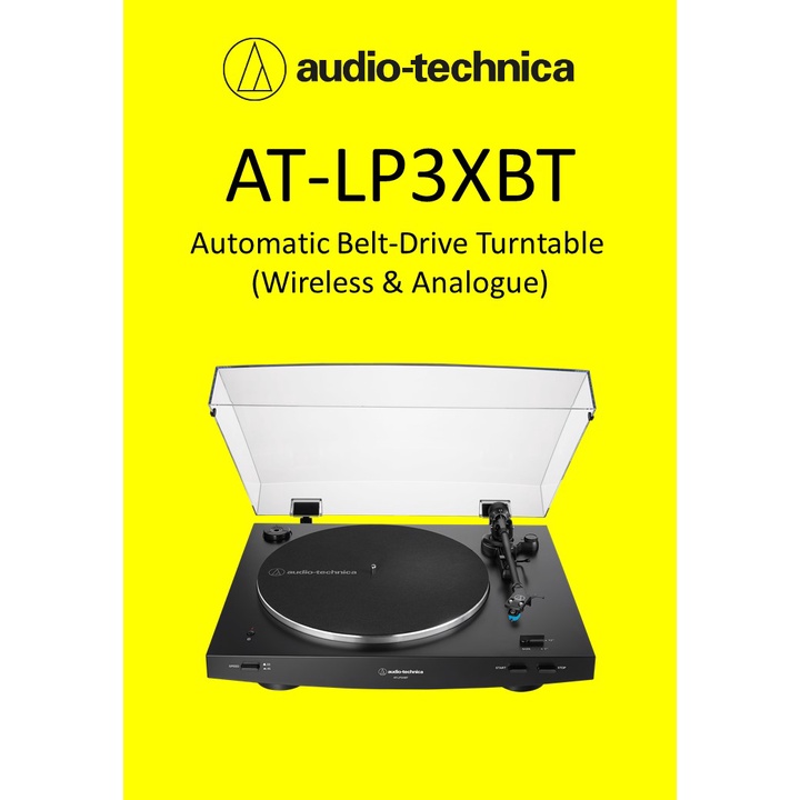 AudioTechnica ATLP3X BT Automatic BeltDrive Turntable (Wireless