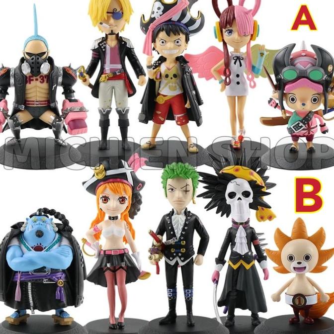 One piece figure set Sanji Uta Luffy Chopper Franky ---READY ...