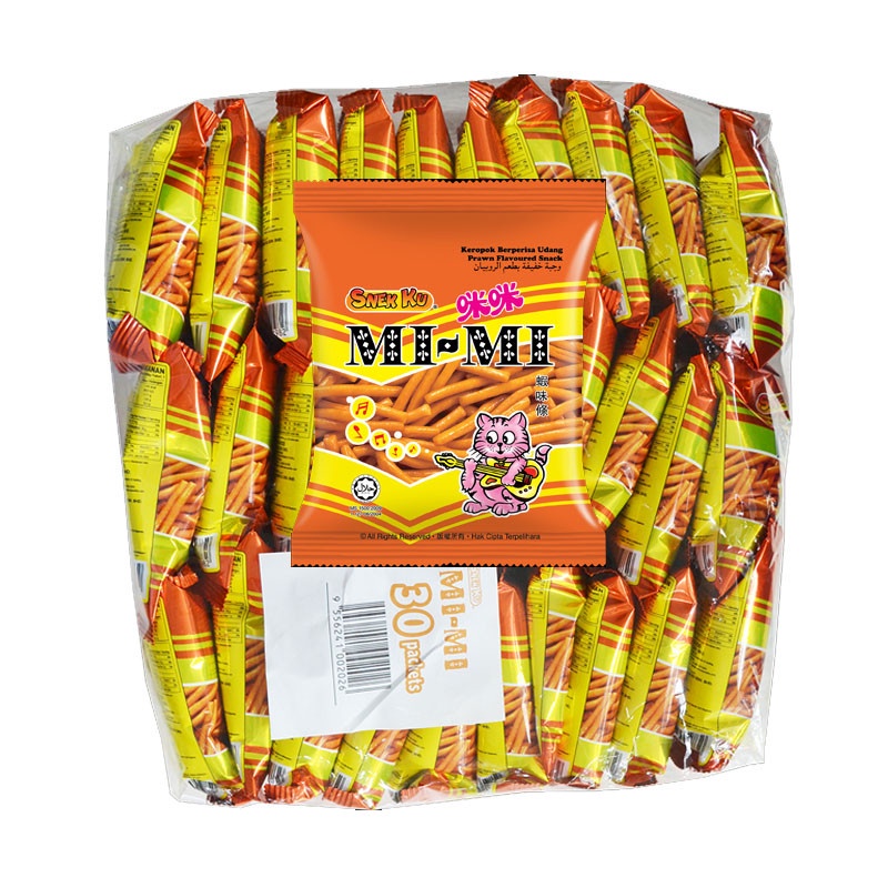 Snek Ku Mimi Prawn 30 X 20g Shopee Singapore 6602