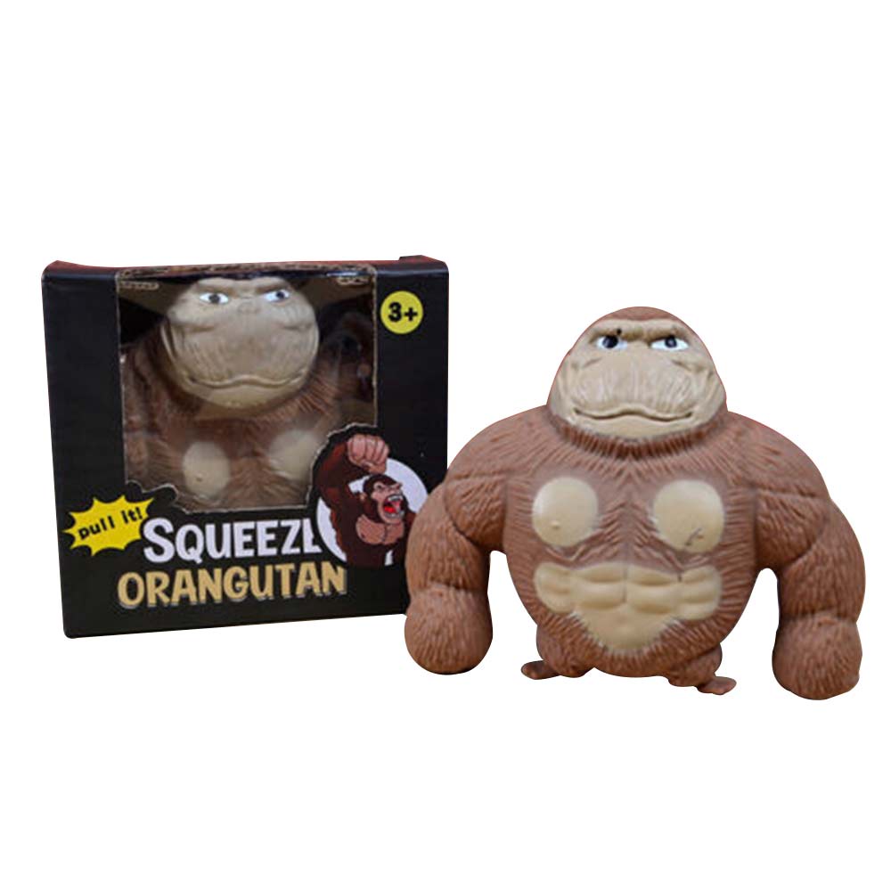 Stress Reliever Toys Fidget Toys Stretch Gorilla Pinch Toy Squishy Toy