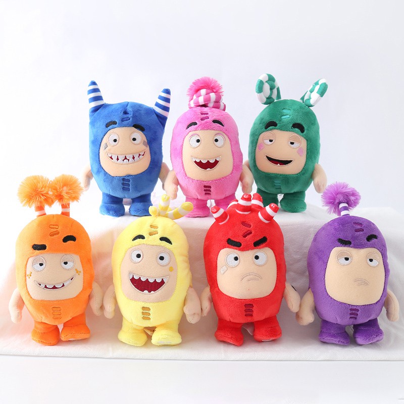 Strange Treasure Of Soldiers Oddbods Monster Plush Doll Soft Cuddly Toy ...