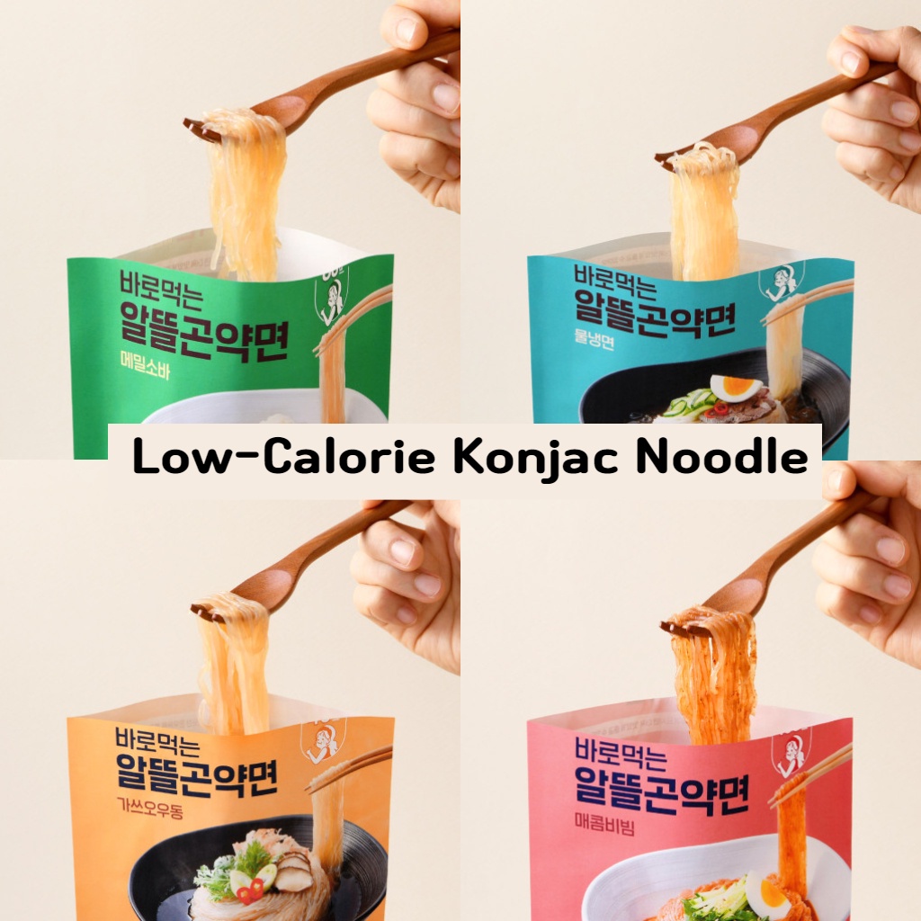 Korean Konjac Noodle / Low Calorie Food for Diet / Spicy Bibim, Katsuo