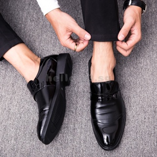 Handsome Leather Men Formal Shoes Monk Strap Dress Wedding Business KL3331 ZGFM #0