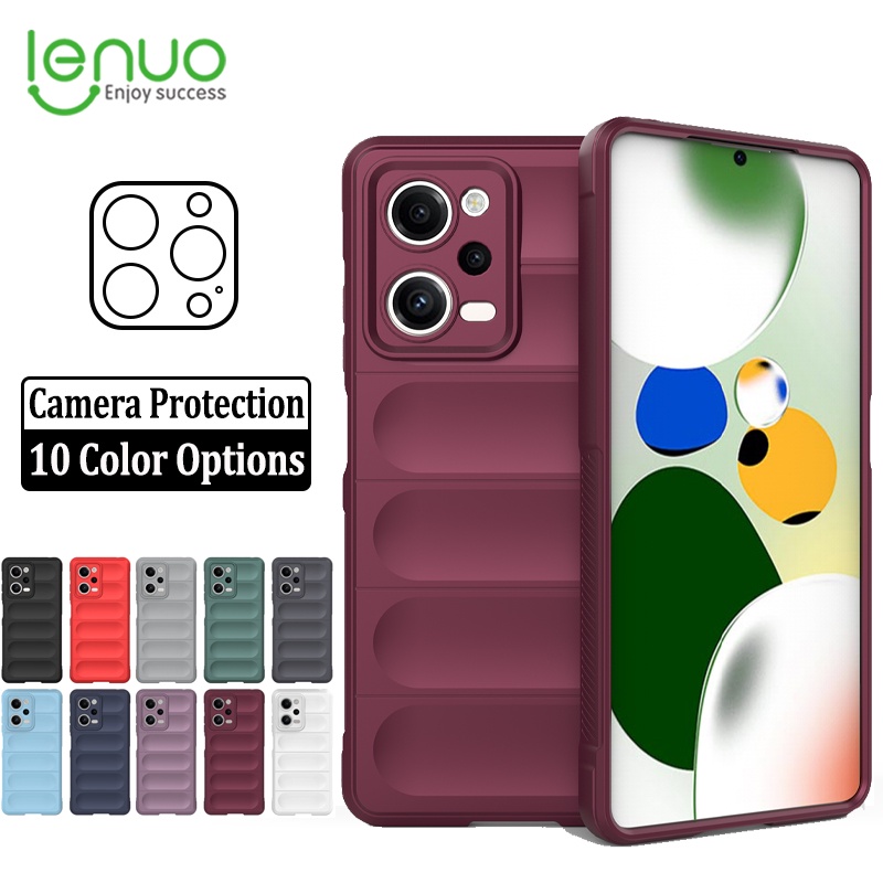 Lenuo Luxury Solid Color Silicone Soft Phone Case For Poco X5 Pro 5g Poco X5 5g Case Shock 3831