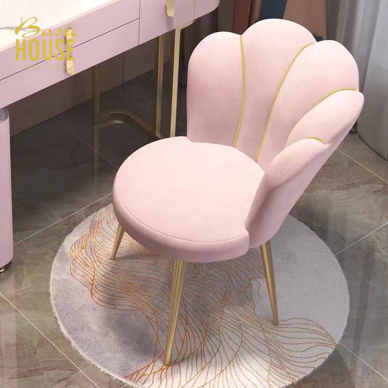 Light Luxury High -end Makeup Chair Home Lazy Bedroom Back Chair Simple Nail Routing Table Stool
