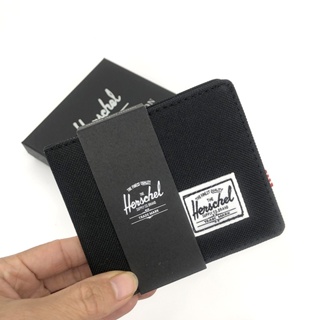 Bi-Fold Canvas Wallet Multi-Card Slot Short Horizontal Fashion Student Simple Trendy Coin Purse Card Holder