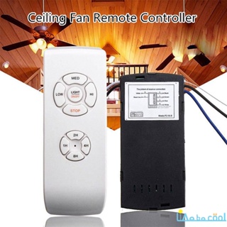 Smart Universal Ceiling Fan Lamp Remote Controller Kit Remote Adjust Speed Light Remote Control Switch/ceiling Fan Remote Control Kit Timing Wireless Control Switch LIVEBECOOL