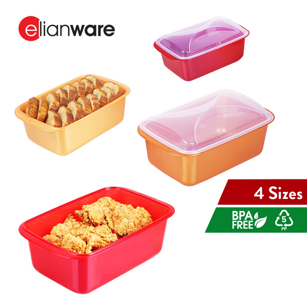 Elianware 1.8Ltr/3.5Ltr Food Storage Kuih Roti Bun Keeper Food Serving