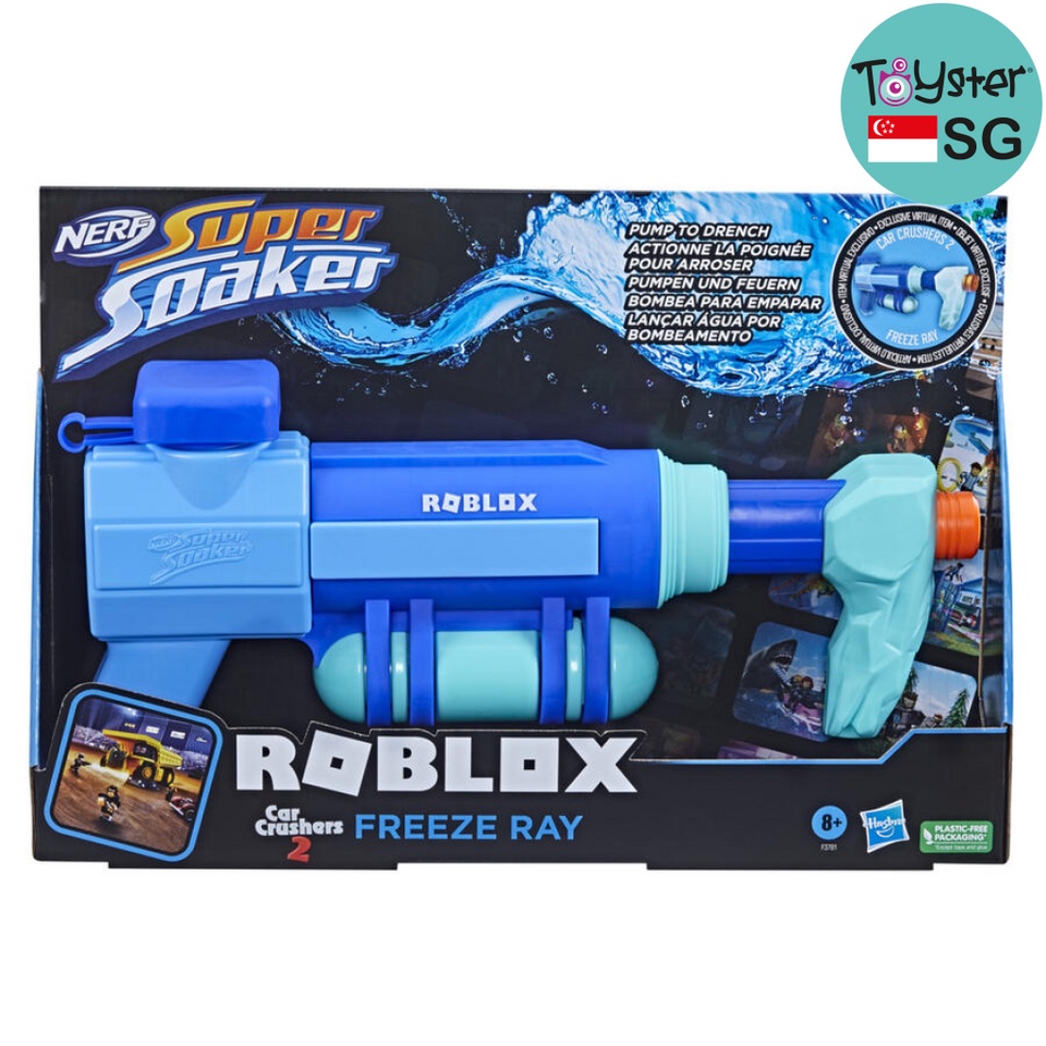 NERF Super Soaker Roblox Car Crushers 2 Freeze Ray Shopee Singapore