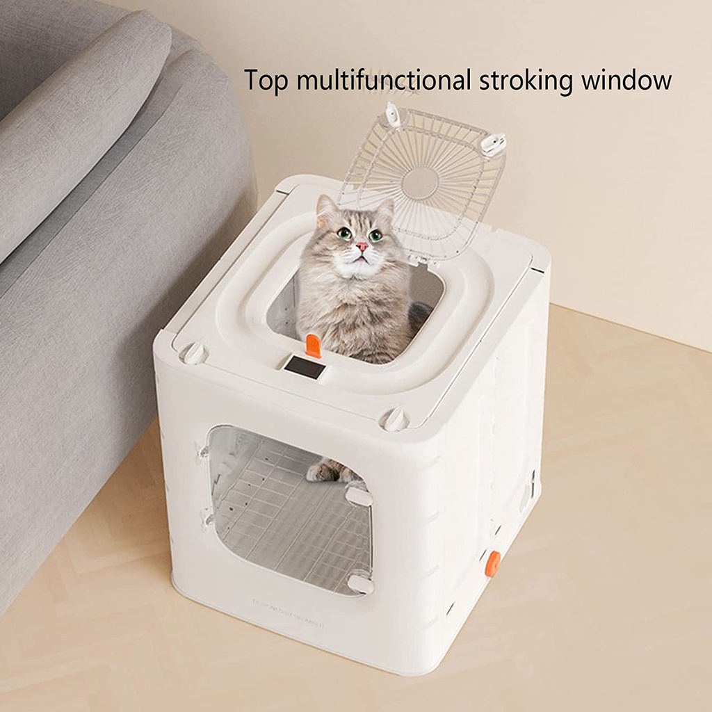 REDMINUT 62L Smart Pet Water Blower Dryers Machine Puppy and cat Dryer Cage Pet Drying Box  Pet Cat Grooming Drying Box Household Dog Dryer Animal Hair Bathing Blower Machine