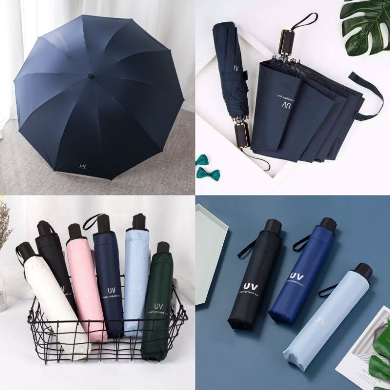 Umbrella Against UV Rays, Umbrellas For Rain And Sun (Random Colors
