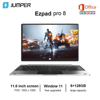 【72 Hours Local Delivery】1 Year Warranty | Jumper EZPad Pro 8 11.6 Inch Touchscreen 2 in 1 Laptops Tablets with Keyboard | 6 RAM 128GB SSD Intel® Celeron N3350 Quad Core Window 11 Office Install