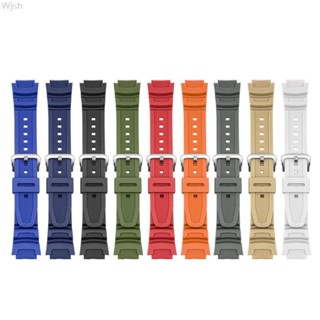 Rubber Watch Strap For Casio AQ-S810W S800W AE-1000W SGW-400H 300H 500H W-735H Silicone Watchband Durable Wrist Band Bracelet #1