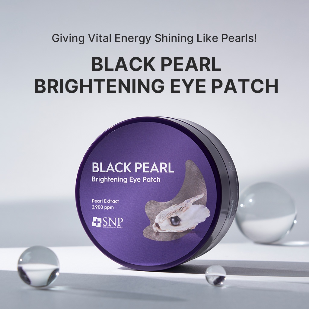 SNP Black Pearl Brightening Eye Patch 60pcs | Shopee Singapore